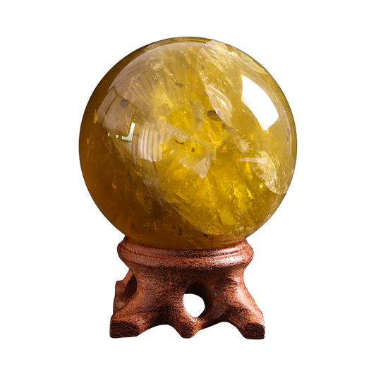 Lemon Quartz Sphere