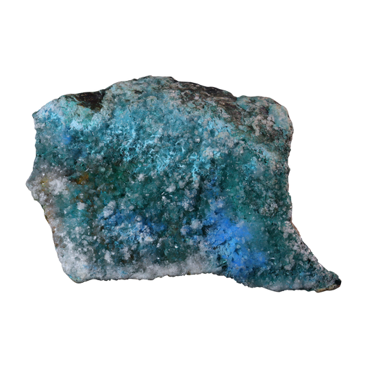 Chrysocolla with Calcite