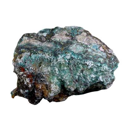 Chrysocolla with Calcite