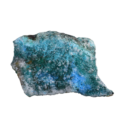 Chrysocolla with Calcite