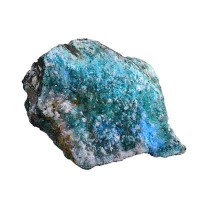 Chrysocolla with Calcite