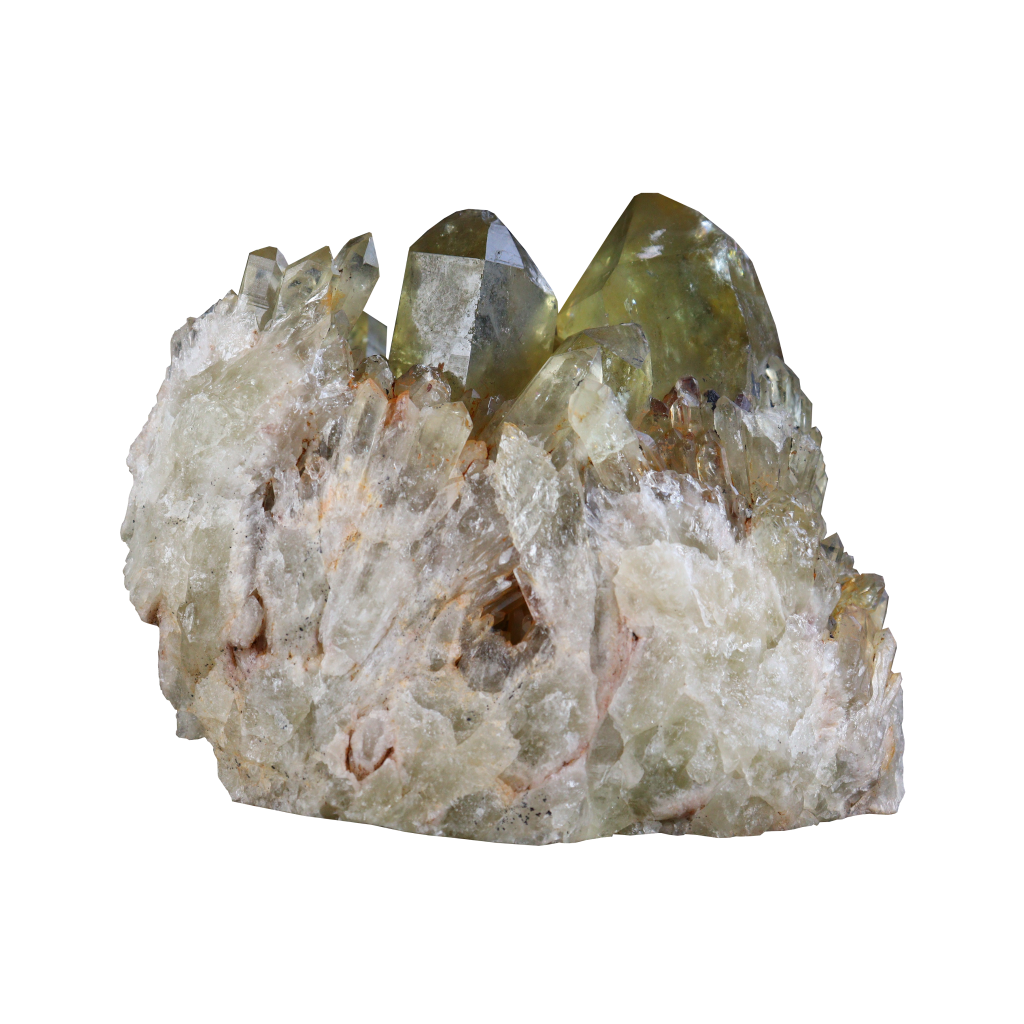 Lemon Smoky Quartz Cluster
