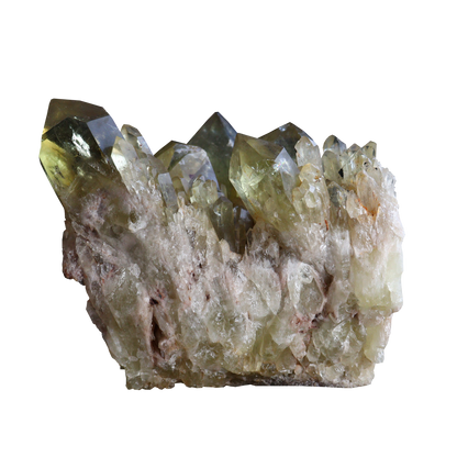 Lemon Smoky Quartz Cluster