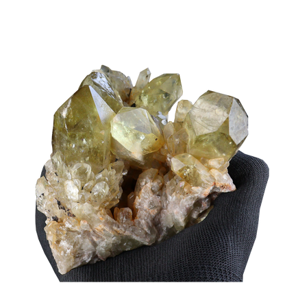 Lemon Smoky Quartz Cluster