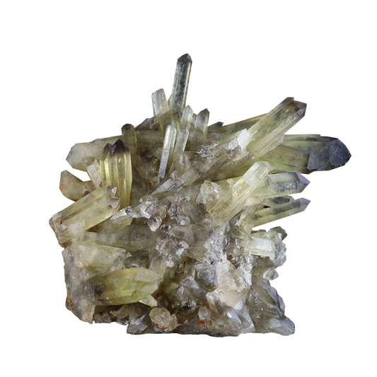 Lemon Smoky Quartz Cluster