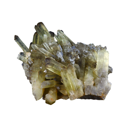 Lemon Smoky Quartz Cluster