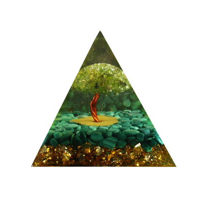 Green Malachite  Pyramid