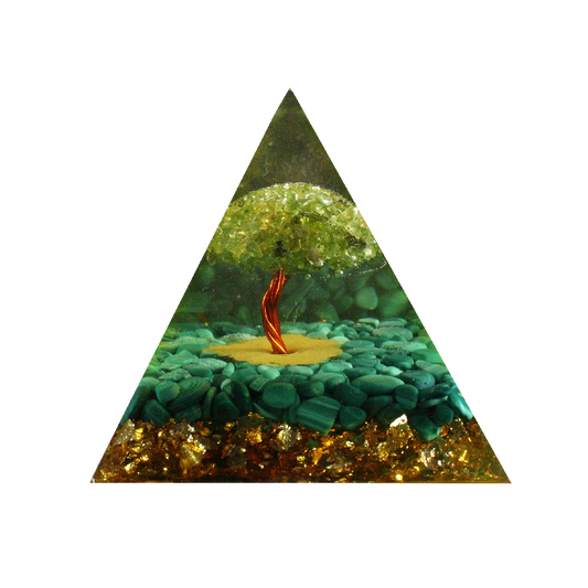 Green Malachite  Pyramid