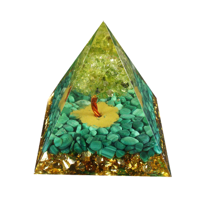 Green Malachite  Pyramid