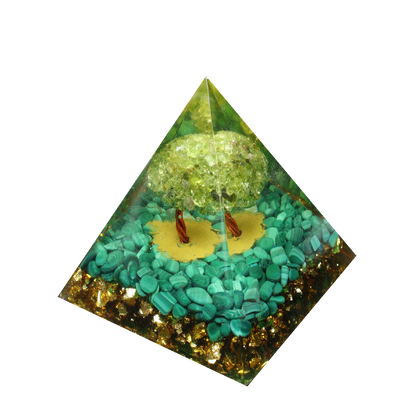 Green Malachite  Pyramid