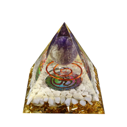 Amethyst Sphere  Pyramid