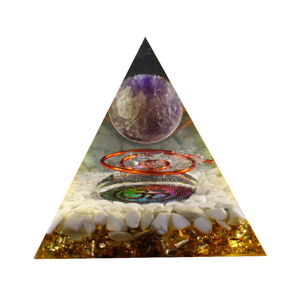 Amethyst Sphere  Pyramid