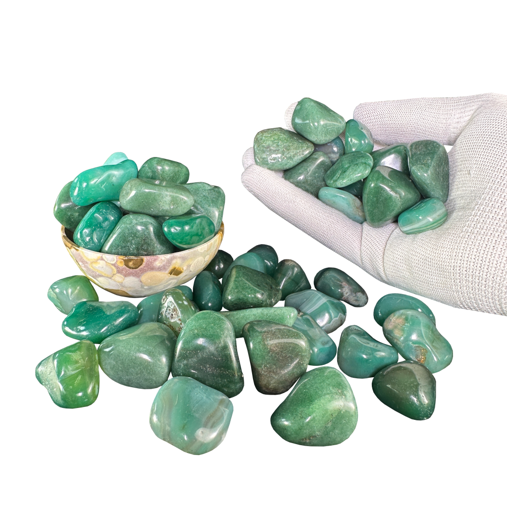 Dyed Green Agate