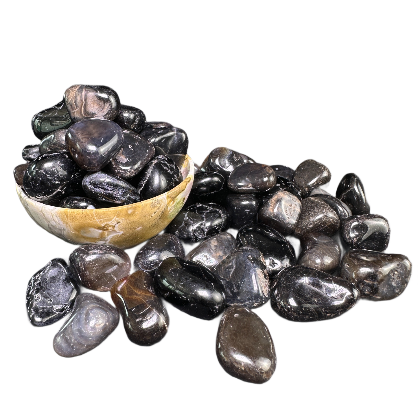 Dyed Black Agate