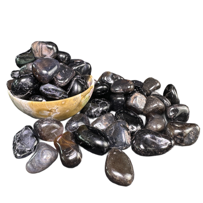 Dyed Black Agate