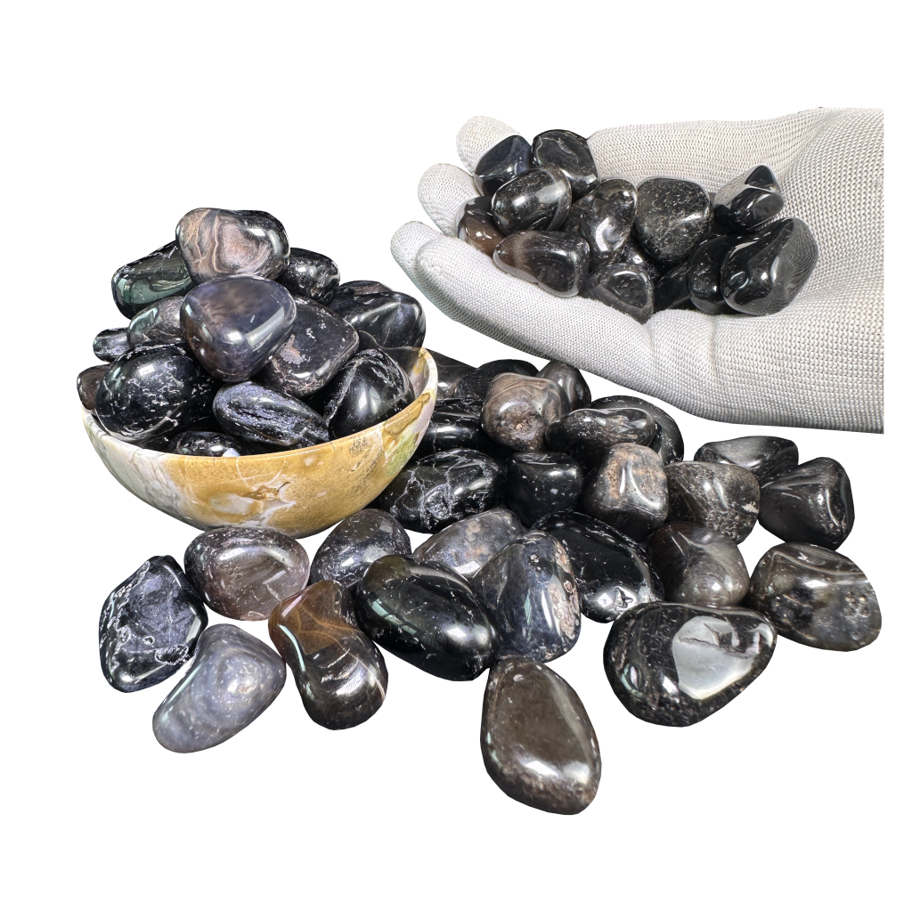 Dyed Black Agate