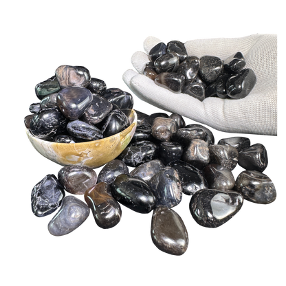 Dyed Black Agate