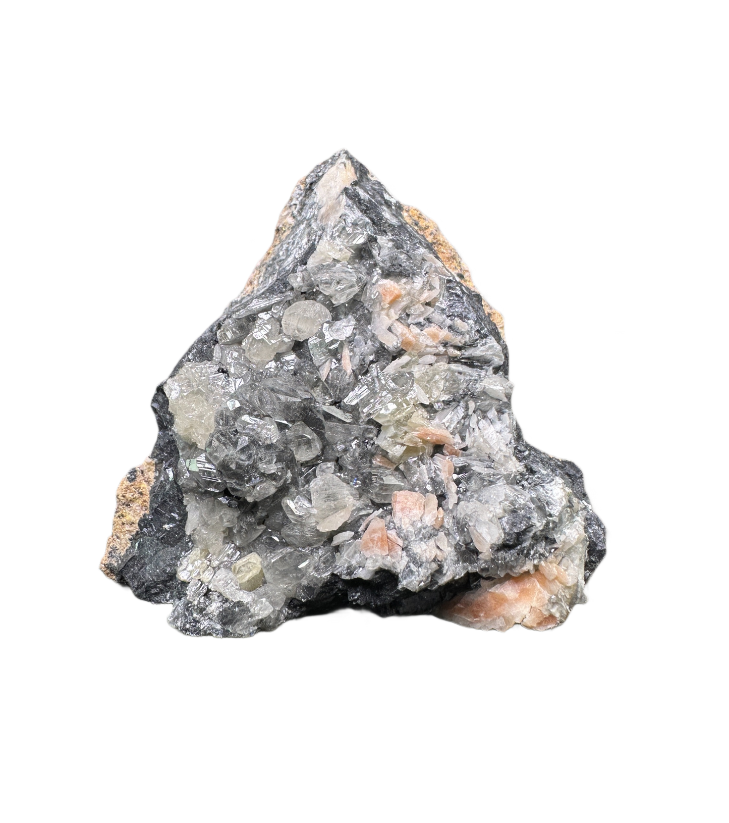 Galena with Barite & Calcite