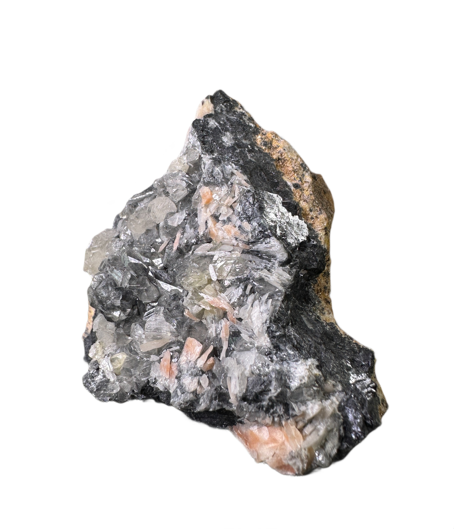 Galena with Barite & Calcite