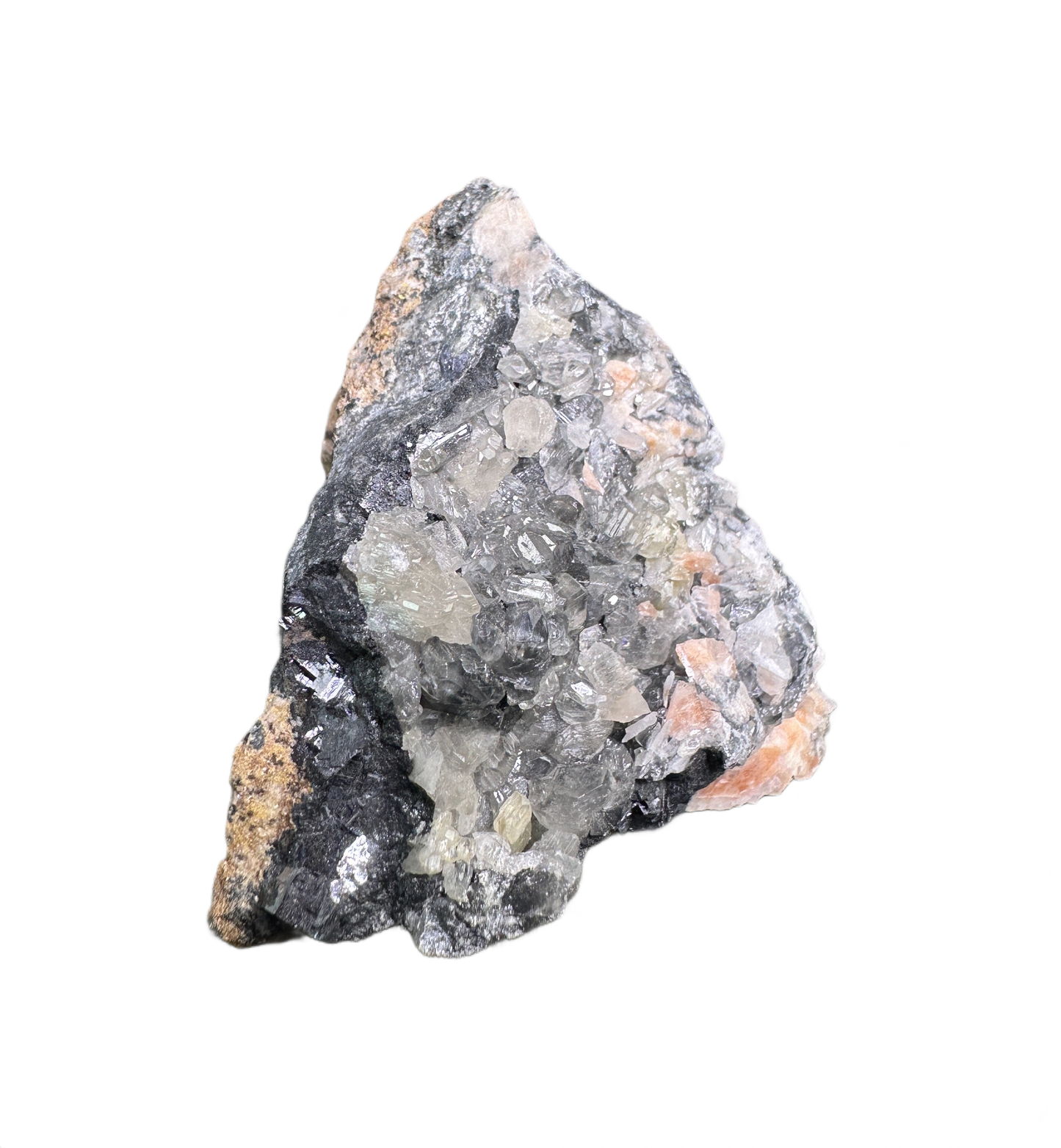 Galena with Barite & Calcite