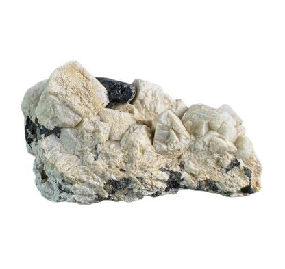 Schorl on Albite