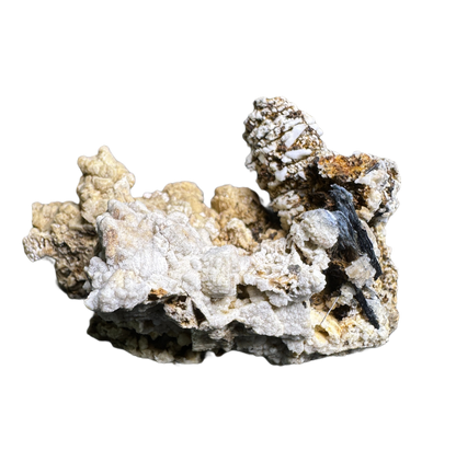 Schorl on Feldspar