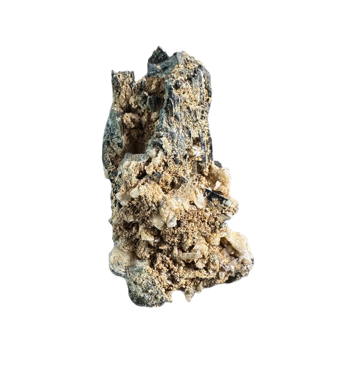 Schorl on Feldspar