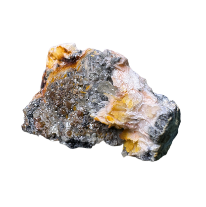 Baryite with Sphalerite and Galena