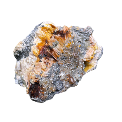 Baryite with Sphalerite and Galena