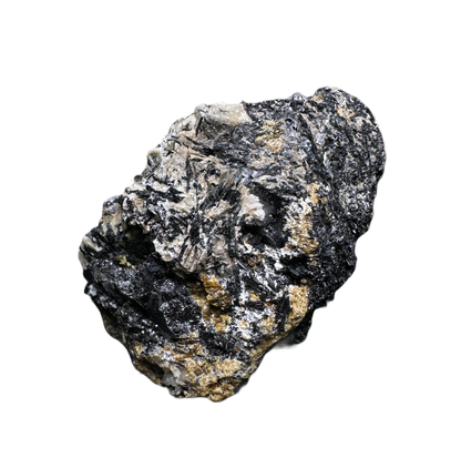 Schorl on Feldspor With Baryte