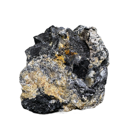 Schorl on Feldspor With Baryte