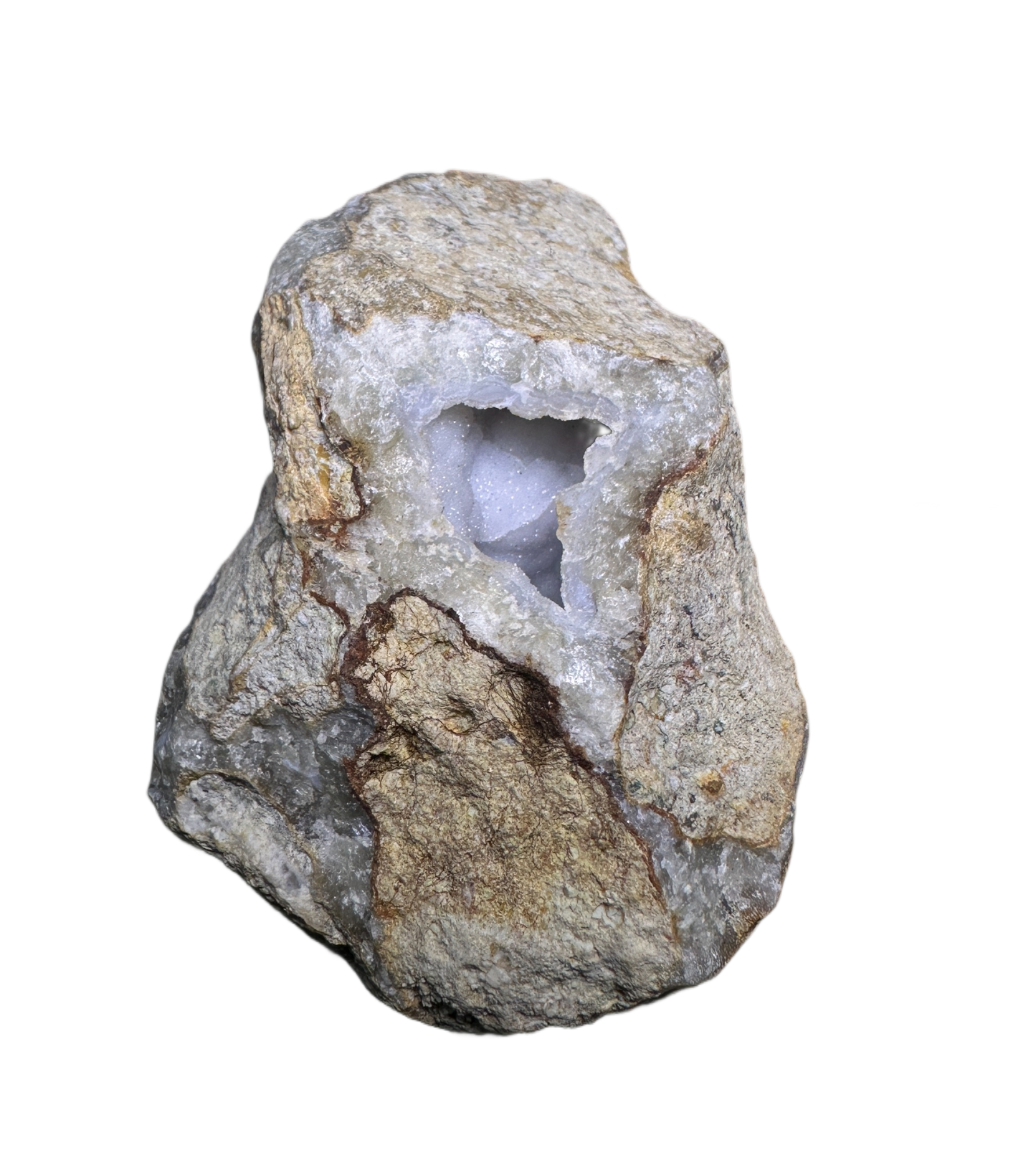 Quartz Var chalcedony. Blue holly agate