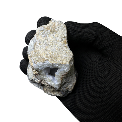 Quartz Var chalcedony. Blue holly agate