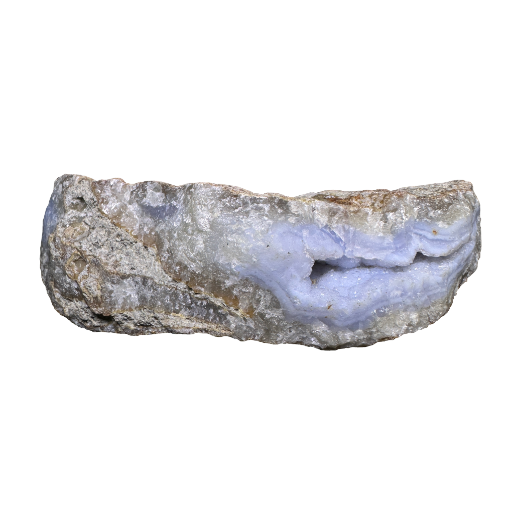 Quartz Var chalcedony. Blue holly agate