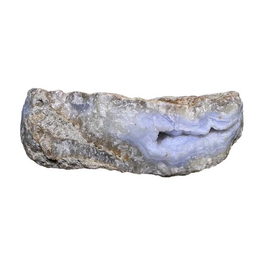 Quartz Var chalcedony. Blue holly agate