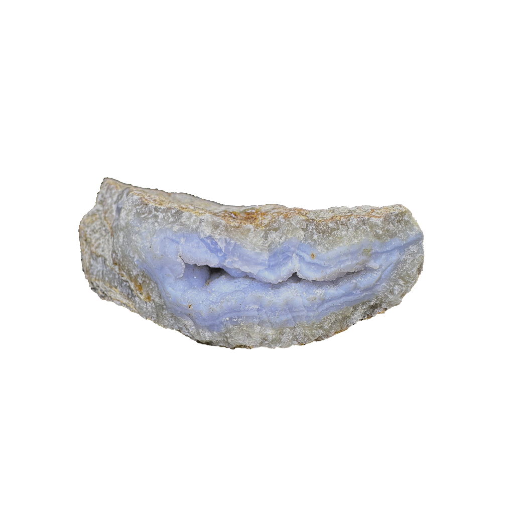 Quartz Var chalcedony. Blue holly agate