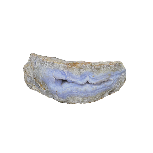 Quartz Var chalcedony. Blue holly agate