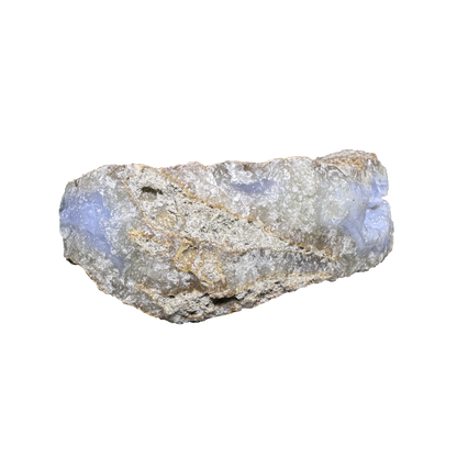 Quartz Var chalcedony. Blue holly agate