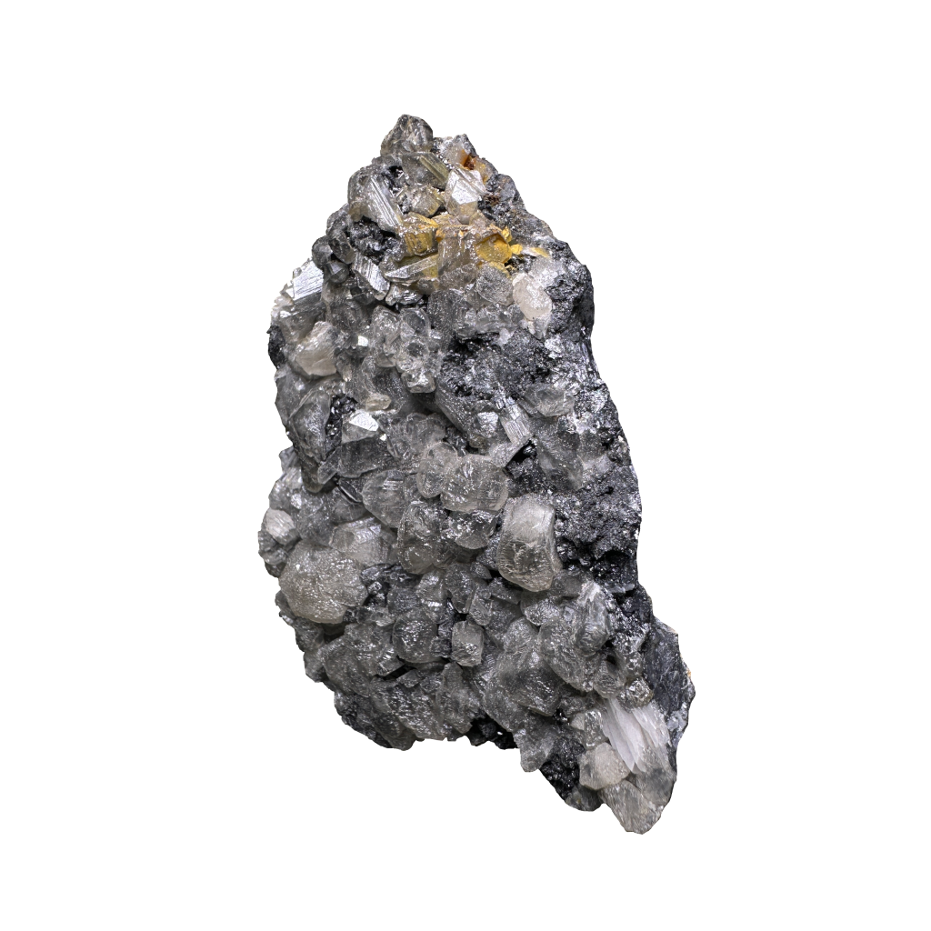 Galena with Baryte & Cacite
