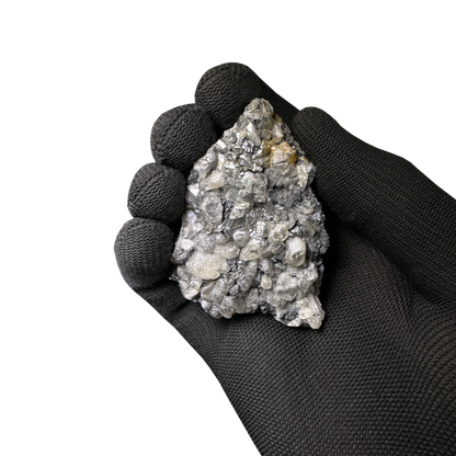 Galena with Baryte & Cacite