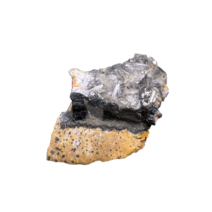 Galena with Baryte & Cacite