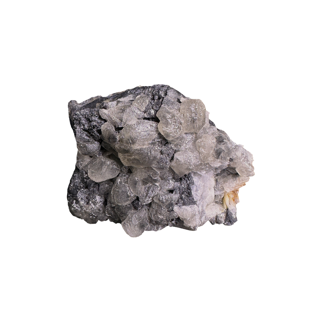 Galena with Baryte & Cacite