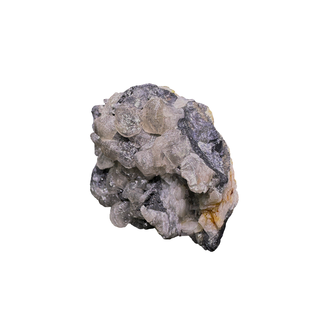 Galena with Baryte & Cacite
