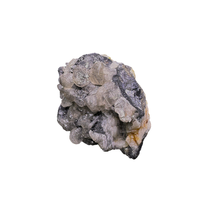 Galena with Baryte & Cacite