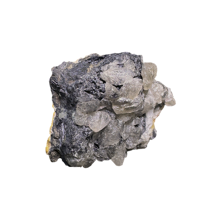 Galena with Baryte & Cacite