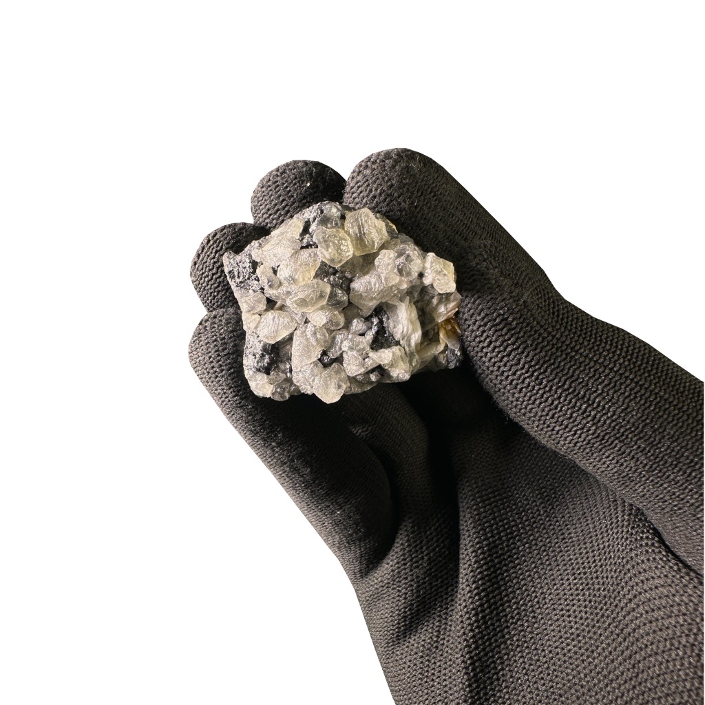 Galena with Baryte & Cacite