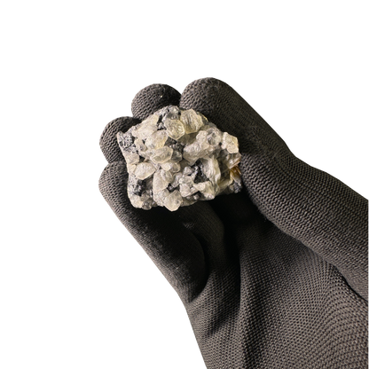 Galena with Baryte & Cacite
