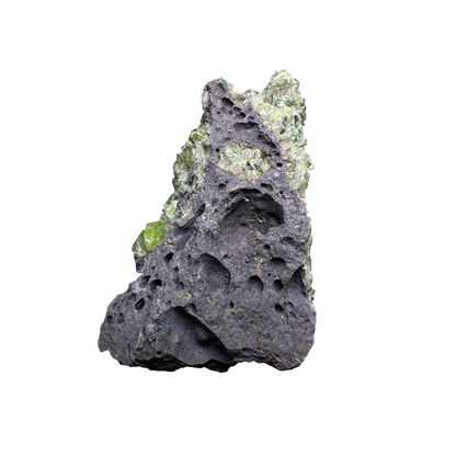 Olivine in Basalt Matrix