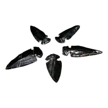 Black Obsidian Arrowhead