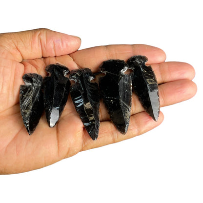 Black Obsidian Arrowhead
